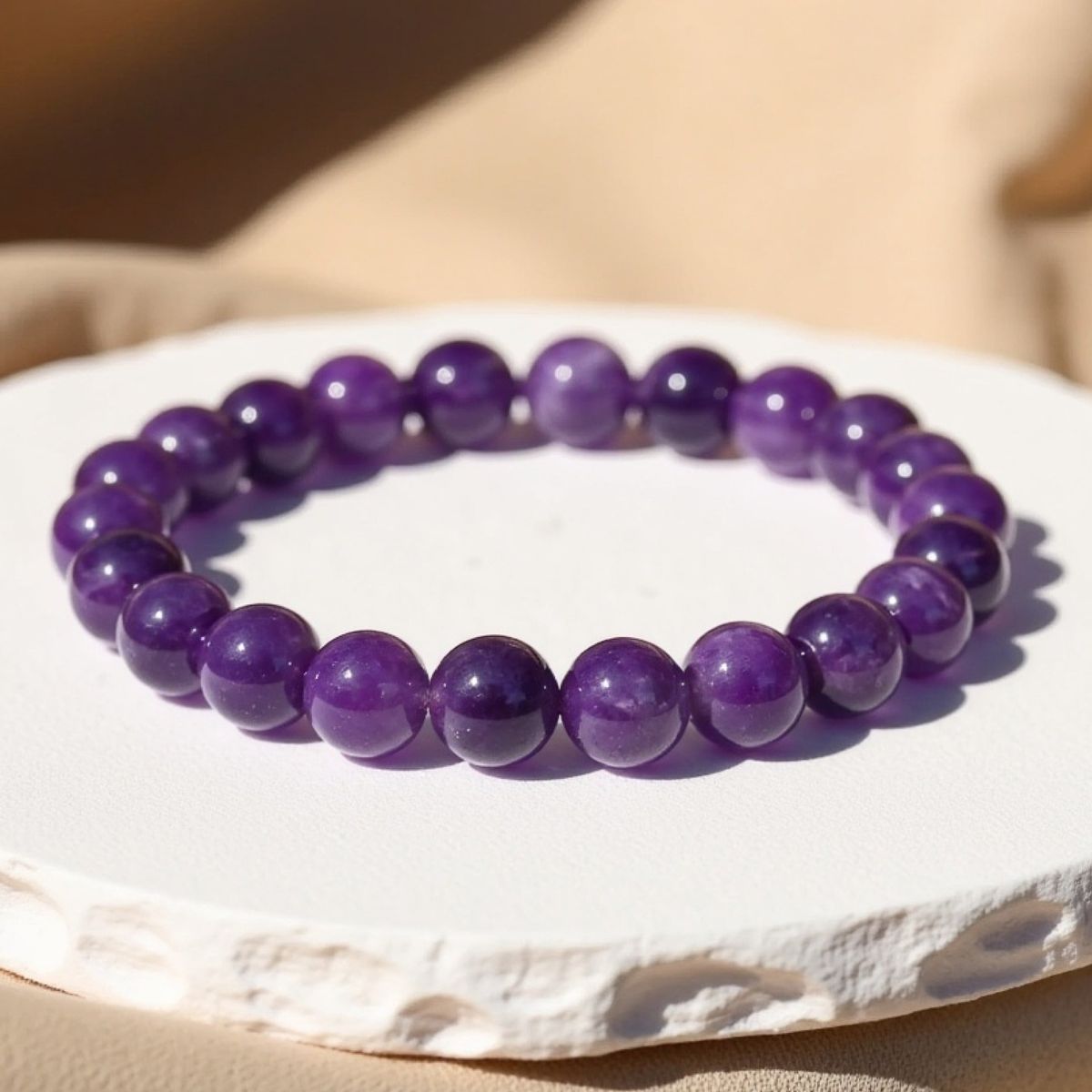 Amethyst Charged Bracelet